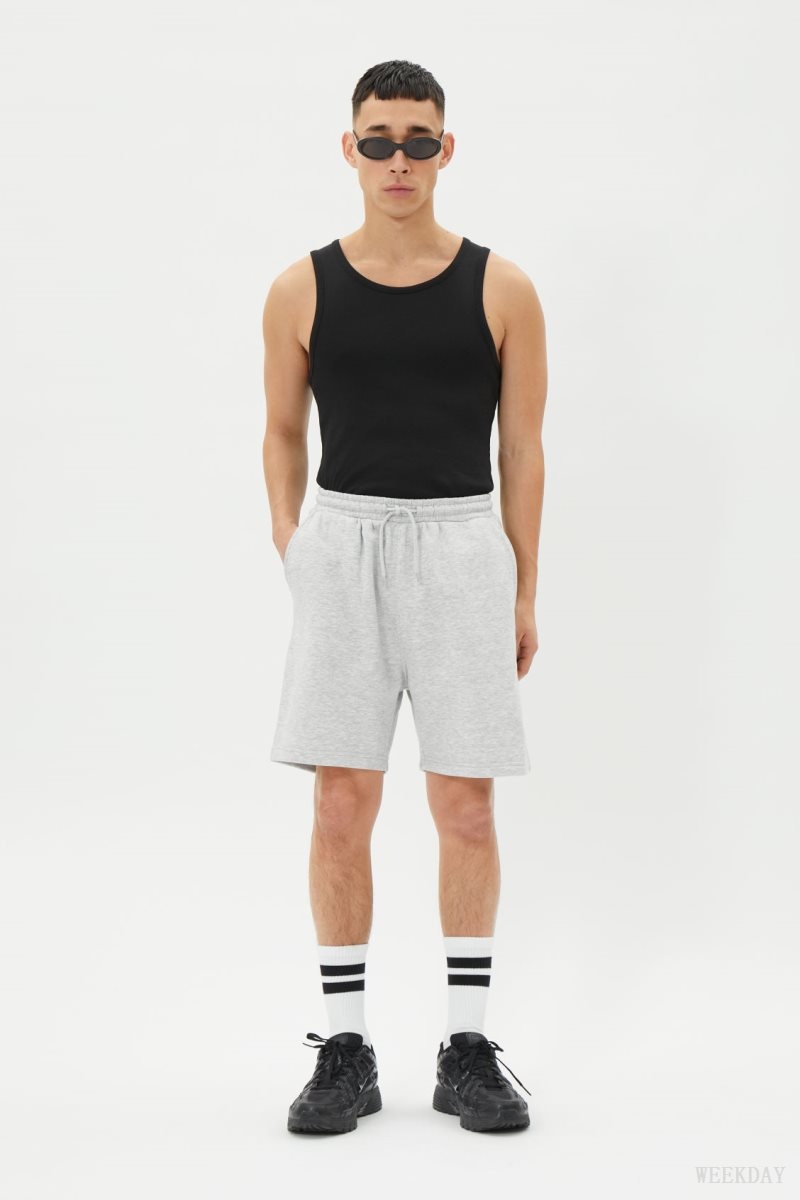 Grey Weekday Standard Sweatshorts | NSBT4786