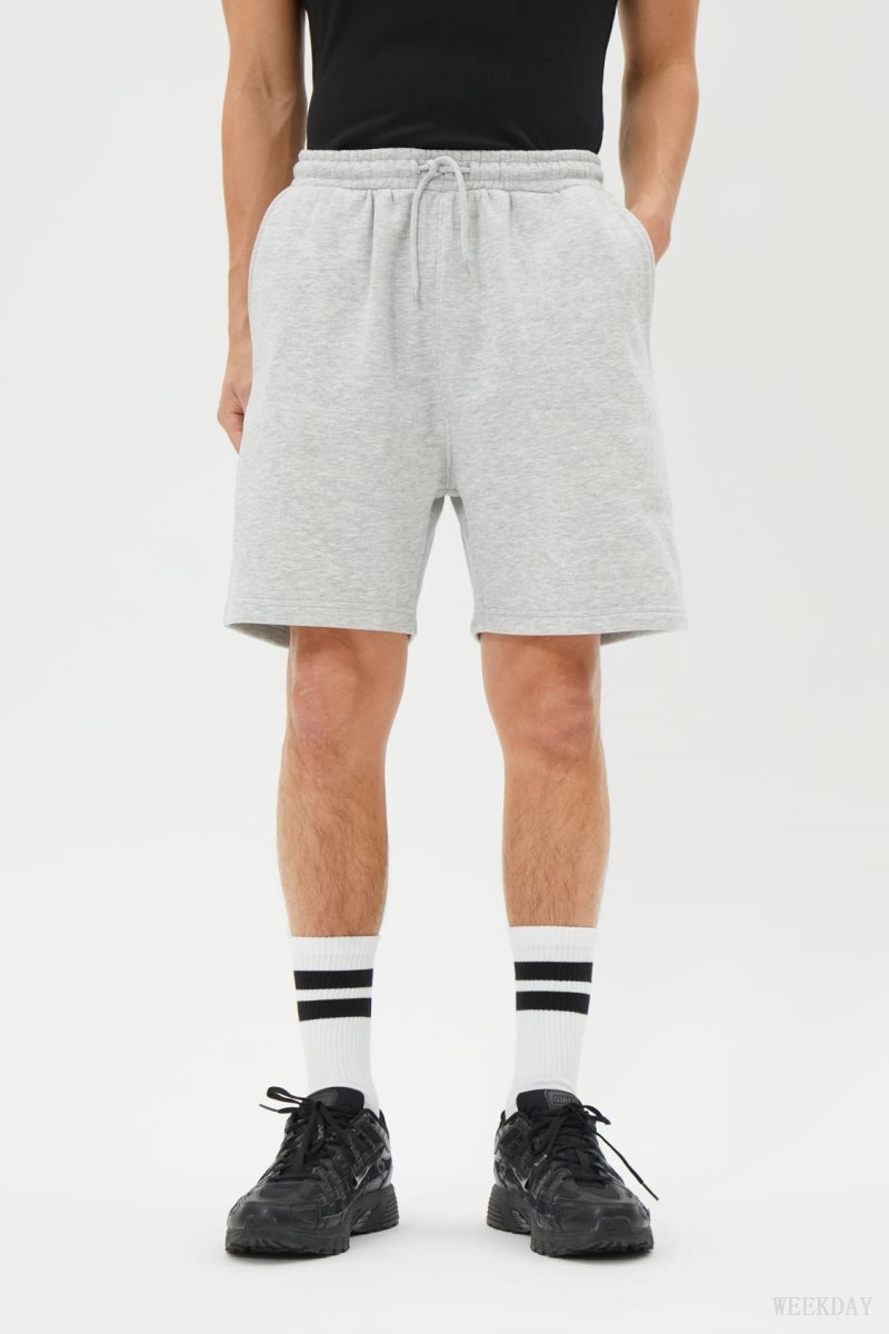 Grey Weekday Standard Sweatshorts | NSBT4786