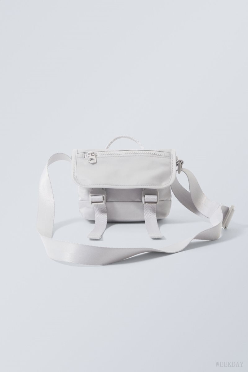 Grey Weekday Tiny Messenger Bag | VSIZ8350