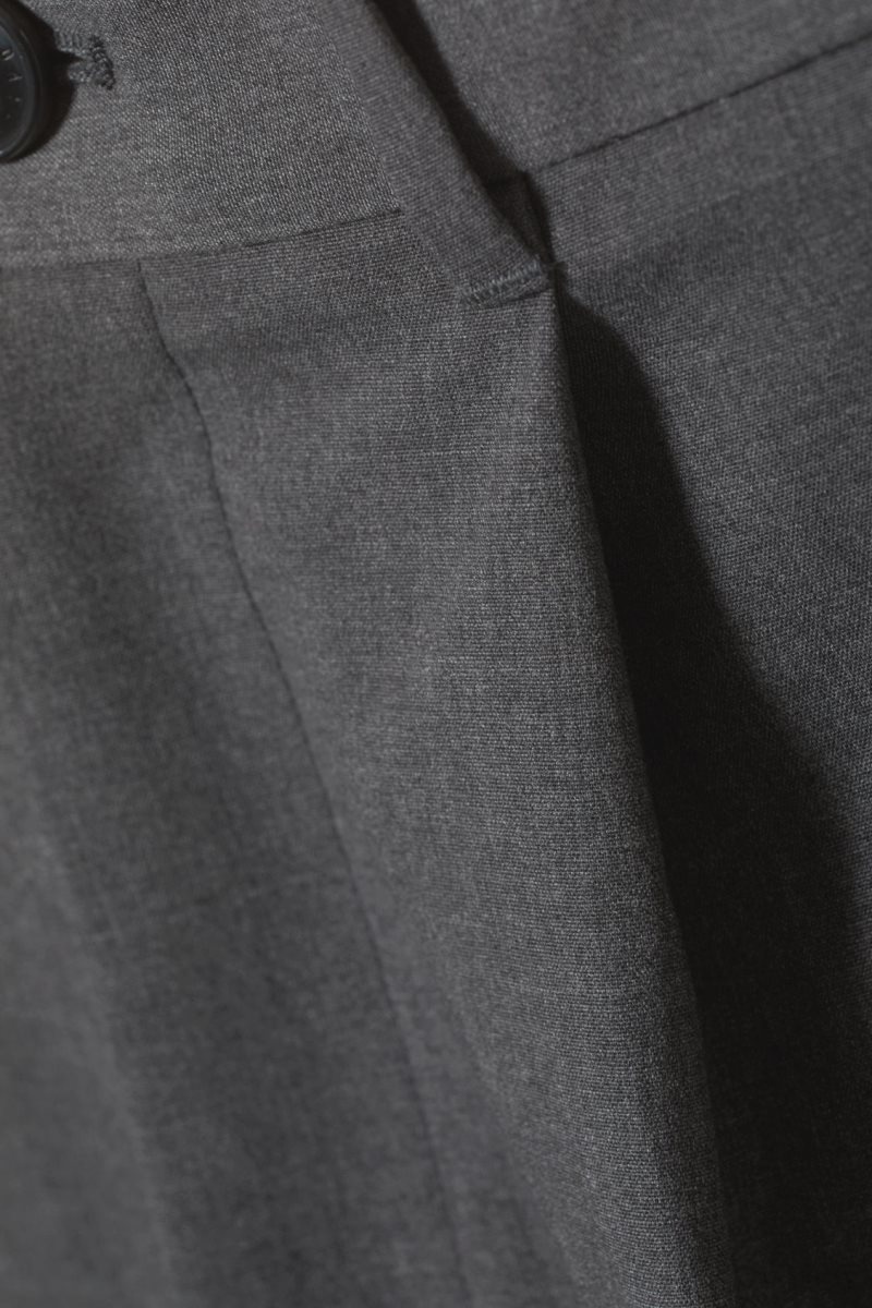 Grey Weekday Uno Loose Suit Trousers | NOBP7117