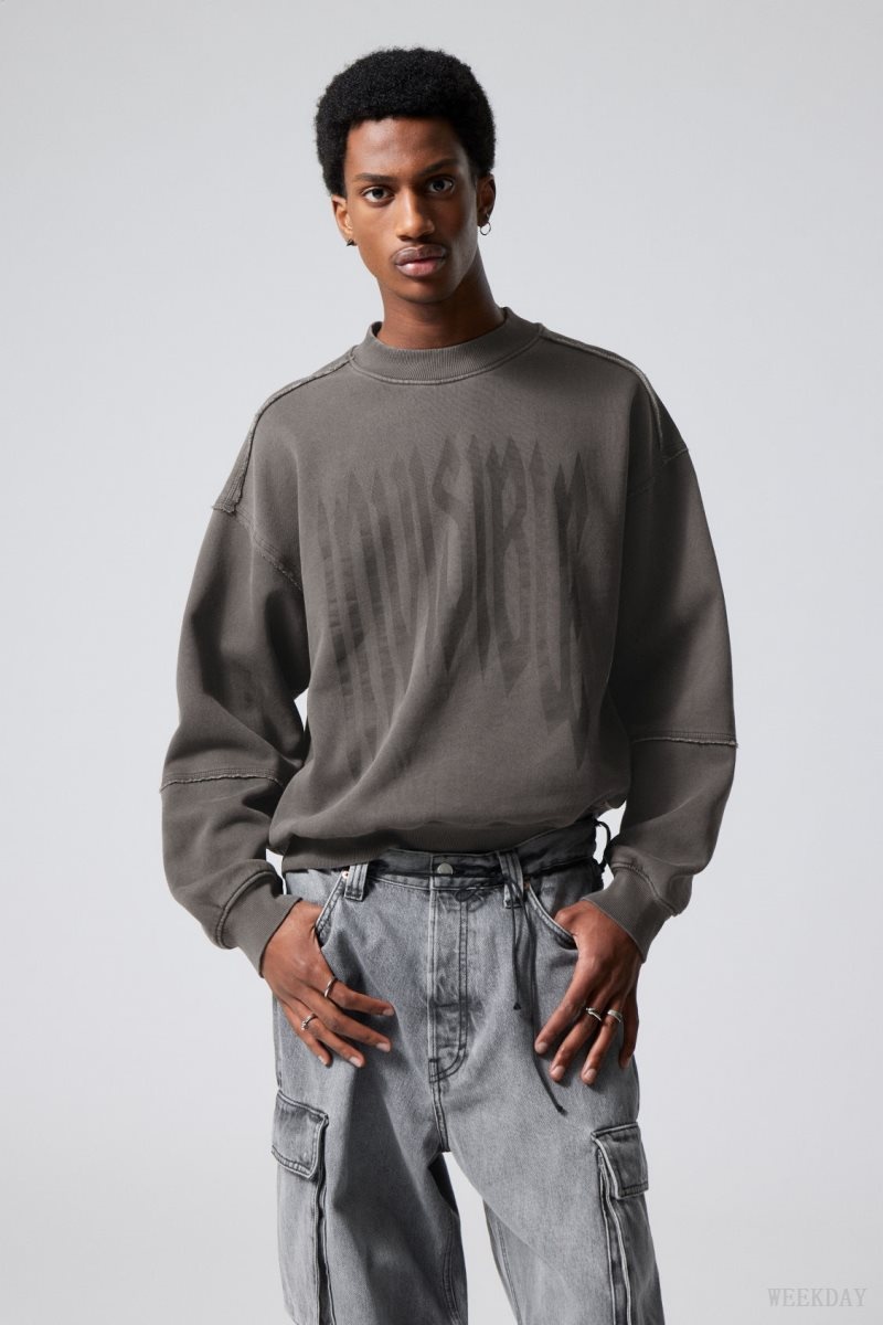 Invisible Weekday Liam Sweatshirt | ZSZF4497