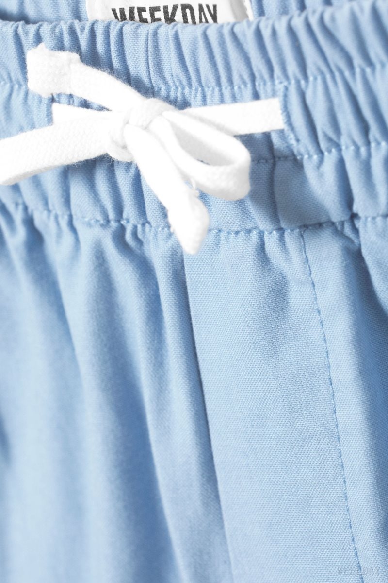 Light Blue Weekday Olsen Regular Shorts | RDGR2978