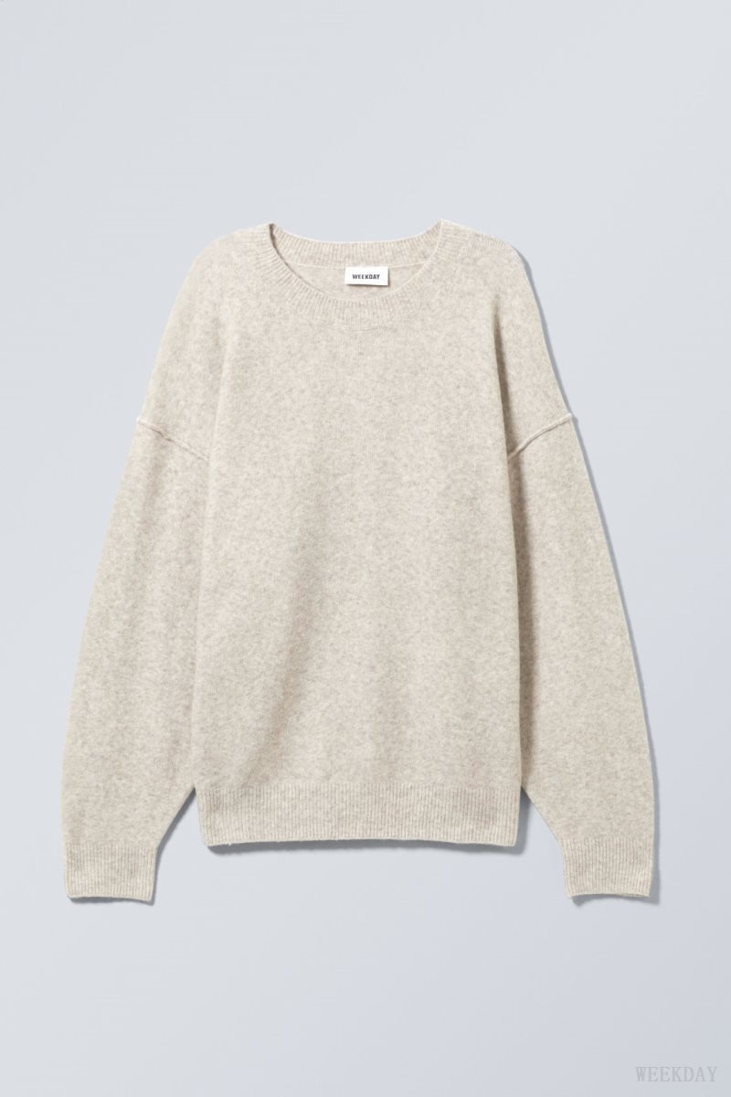 Light Mole Weekday Annie Knit Sweater | HBJO1822