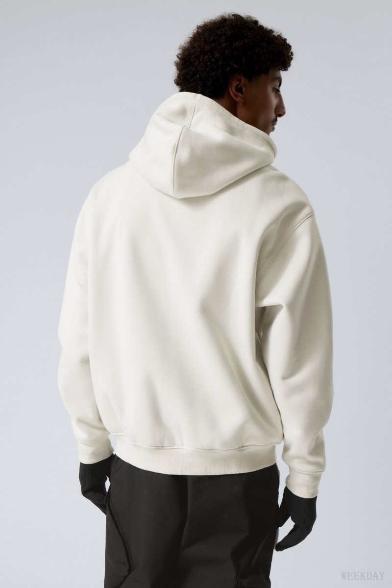 Light Mole Weekday Hassan Fleece Zip Hoodie | POND7549