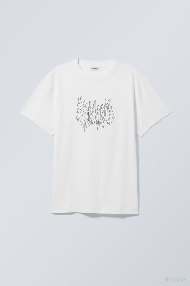 Meditate Weekday Oversized Graphic Printed T-shirt | BUTG6000