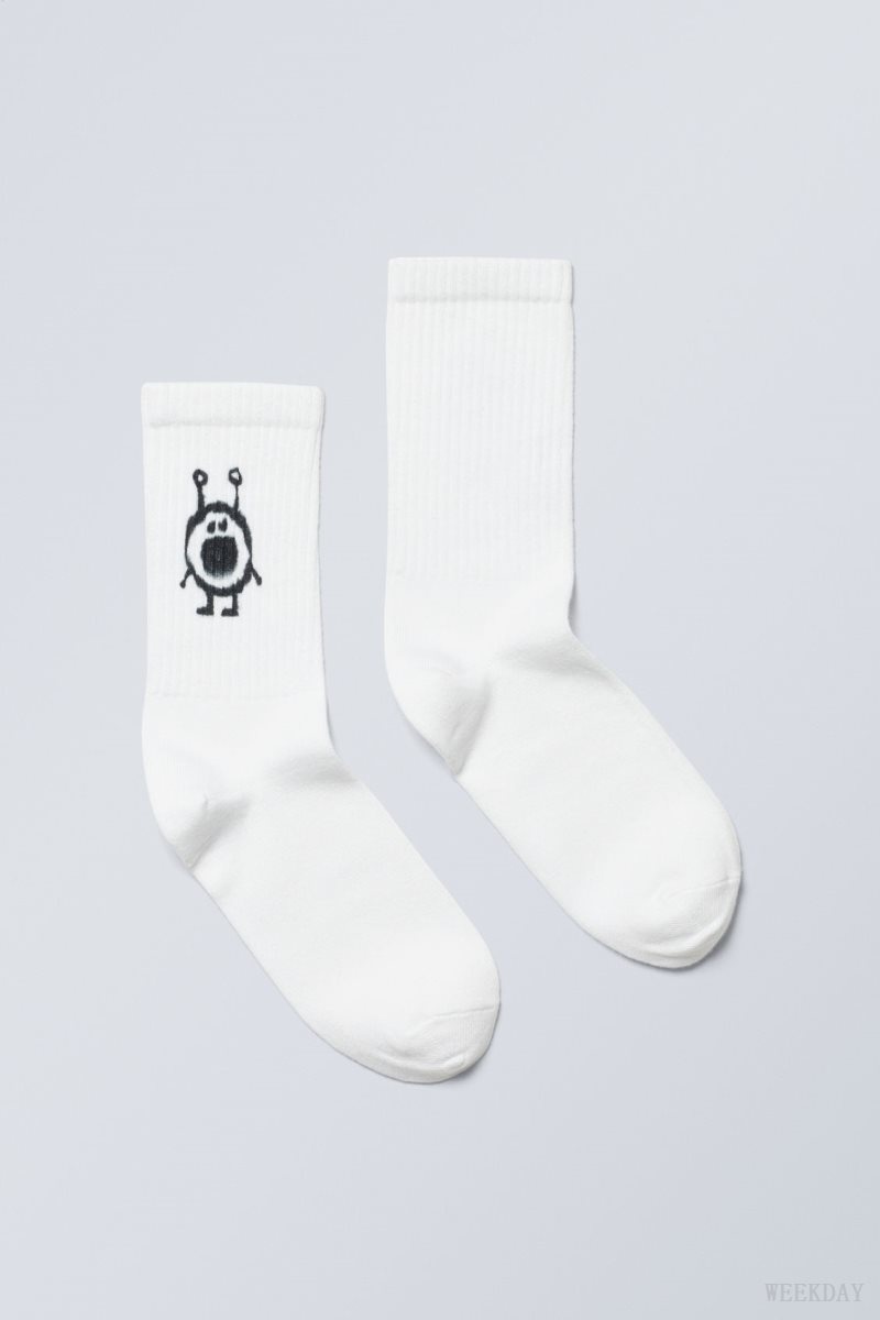 Mini Tubbie Weekday Sport Printed Socks | BHGE0147