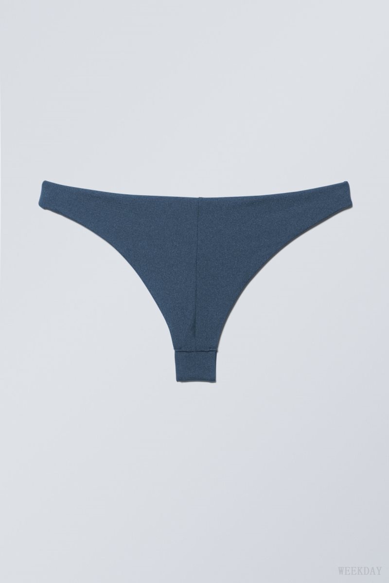 Navy Weekday Brazilian Bikini Bottoms | LRLX9378