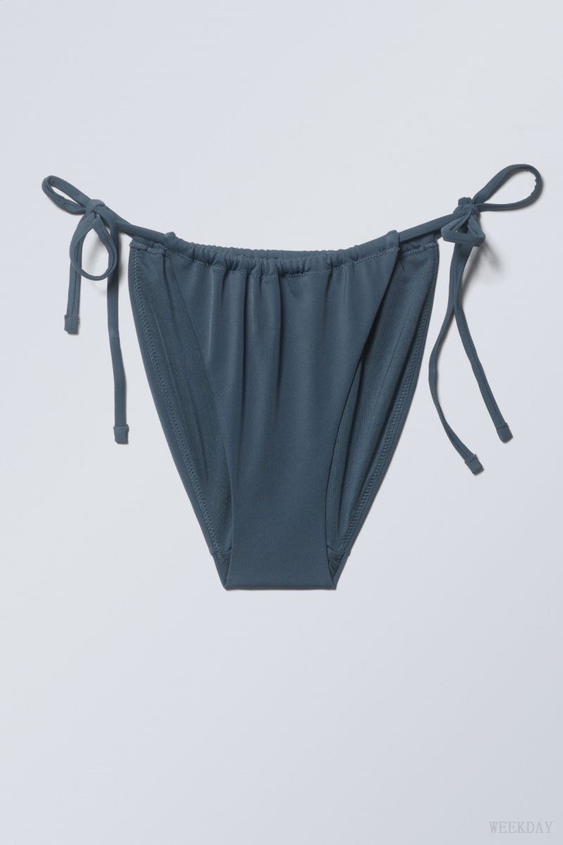 Navy Weekday Breeze String Bikini Bottoms | KAKQ7615