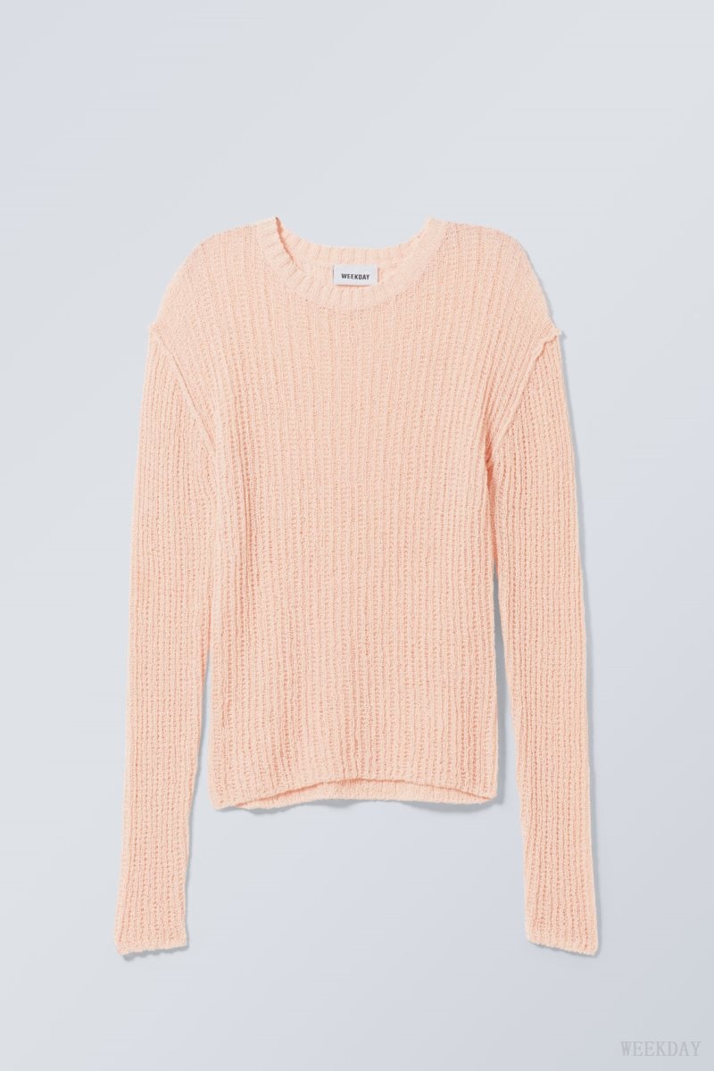 Pink Weekday Ada Sweater | CORN3703