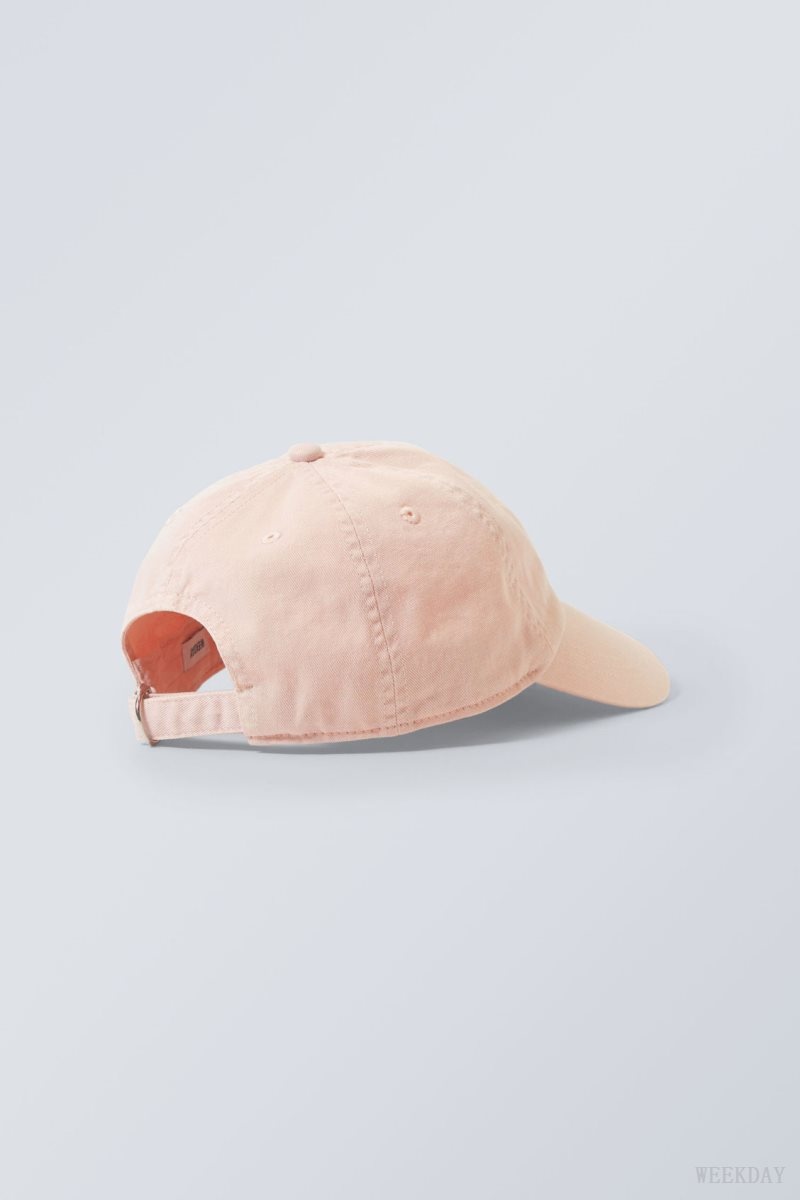 Pink Weekday Essential Washed Cap | CFKG6878