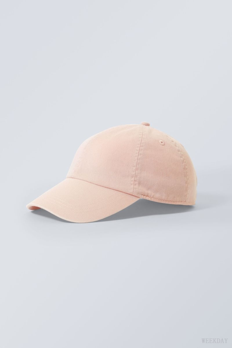 Pink Weekday Essential Washed Cap | ZWTR5433