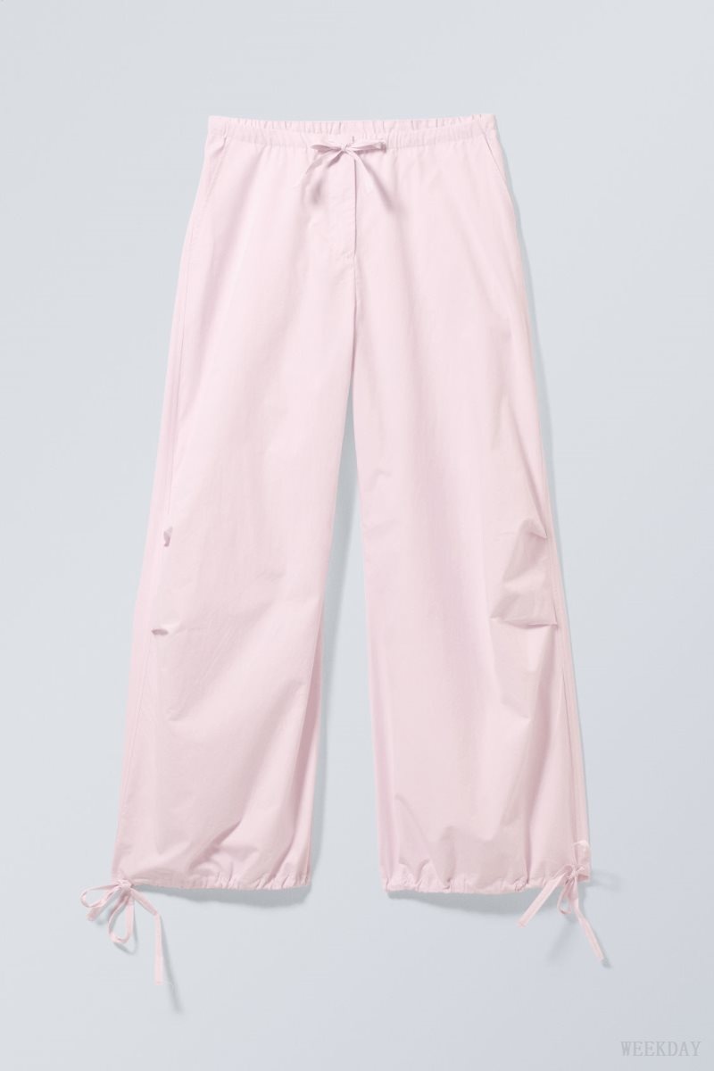 Pink Weekday Luisa Parachute Trousers | WSED4099