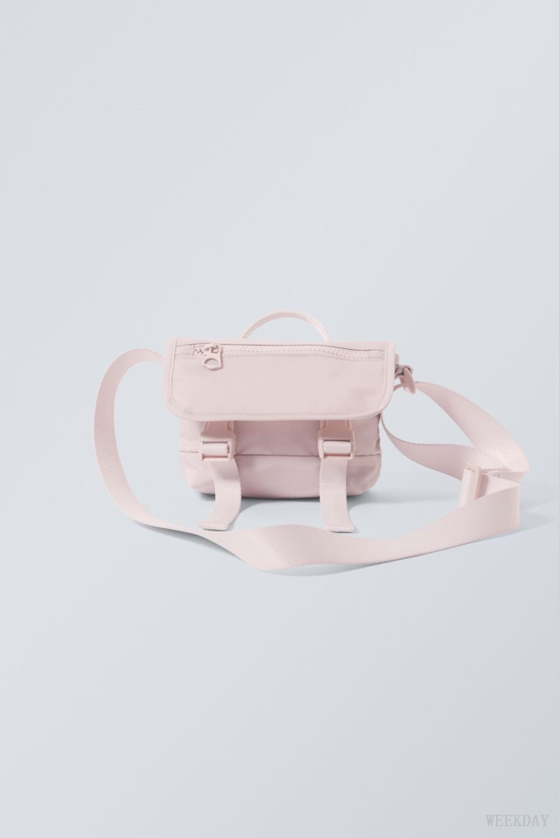 Pink Weekday Tiny Messenger Bag | RMIZ5634