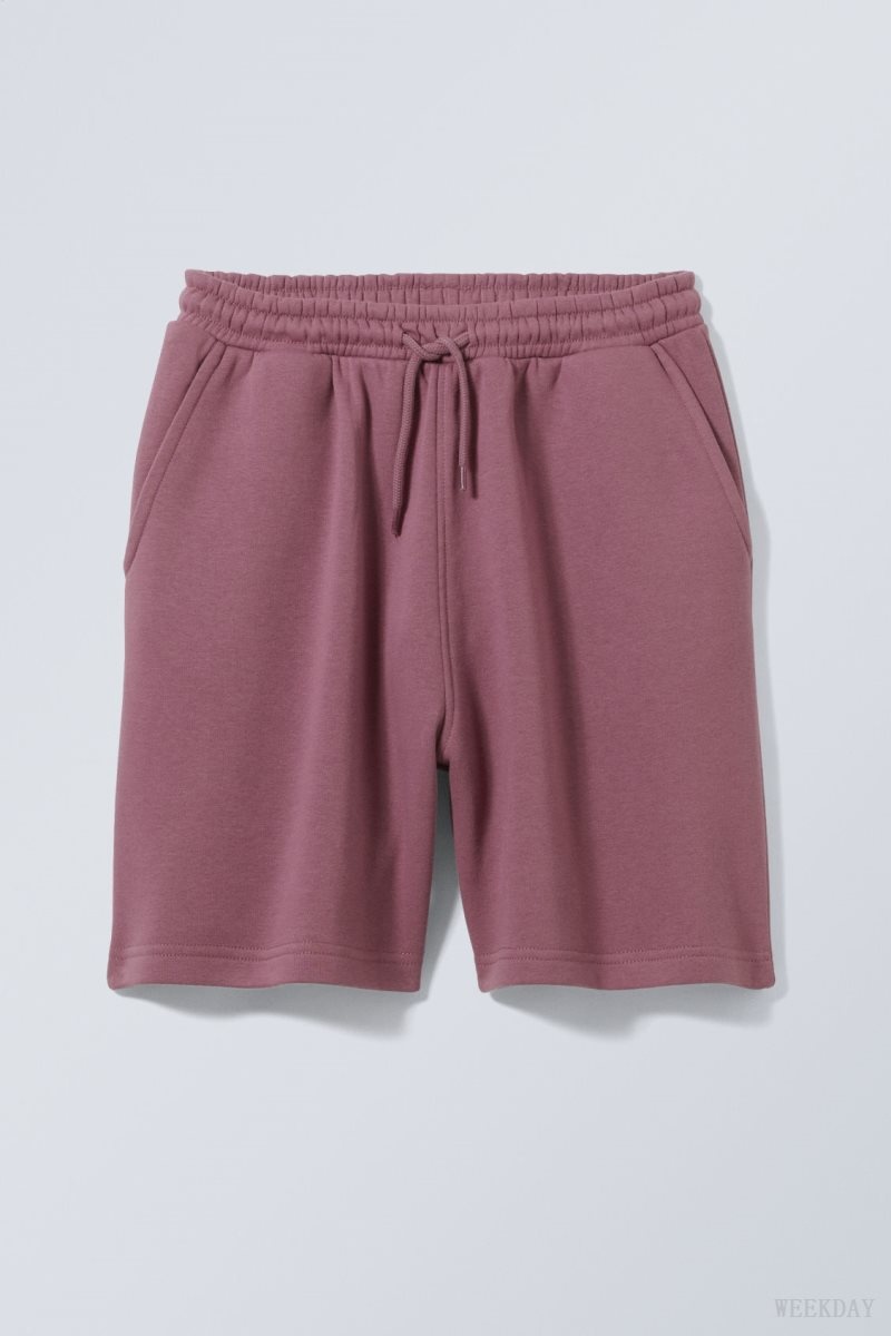 Purple Weekday Standard Sweatshorts | TBAX2644