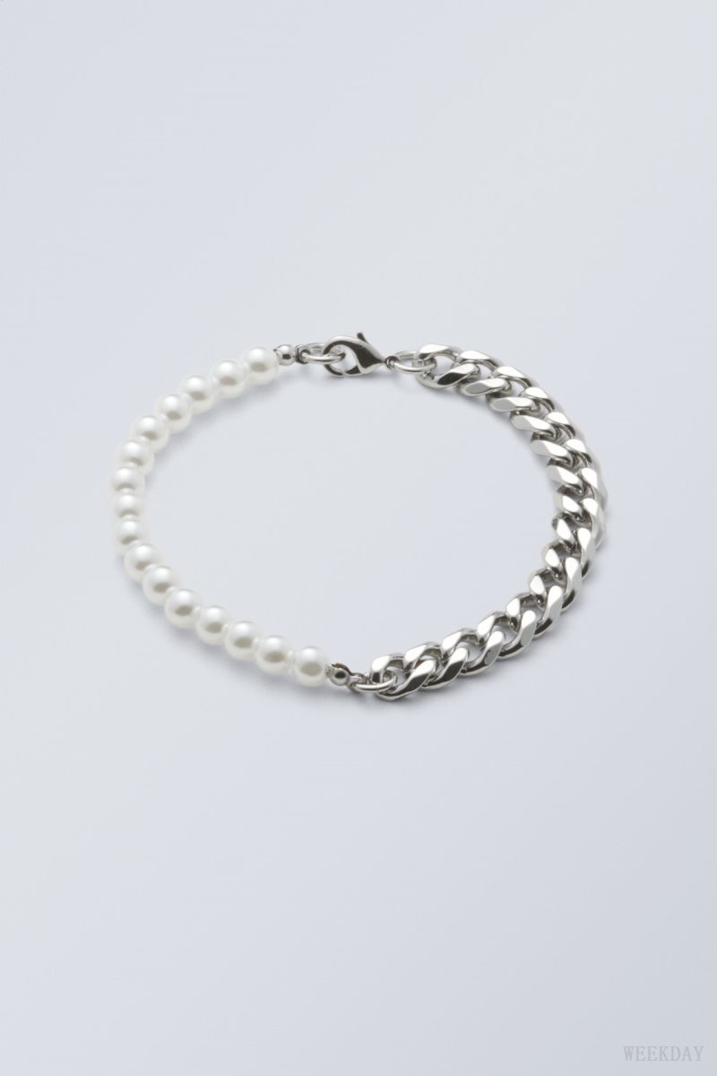 Silver Weekday Kevin Bracelet | UYHJ7723