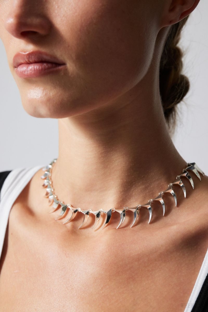 Silver Weekday Slay Necklace | RRHP8937