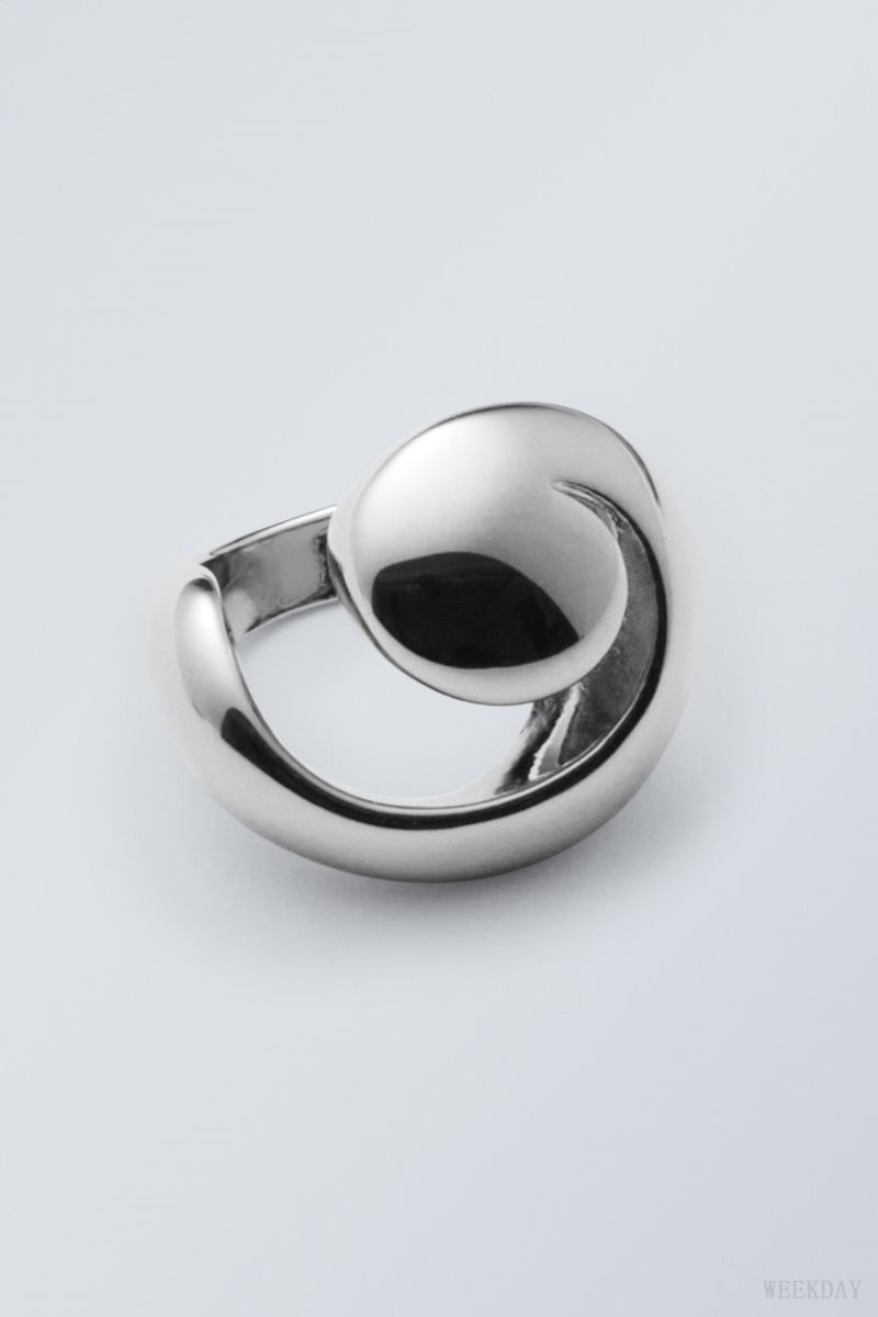 Silver Weekday Spin Ring | YUIF3481