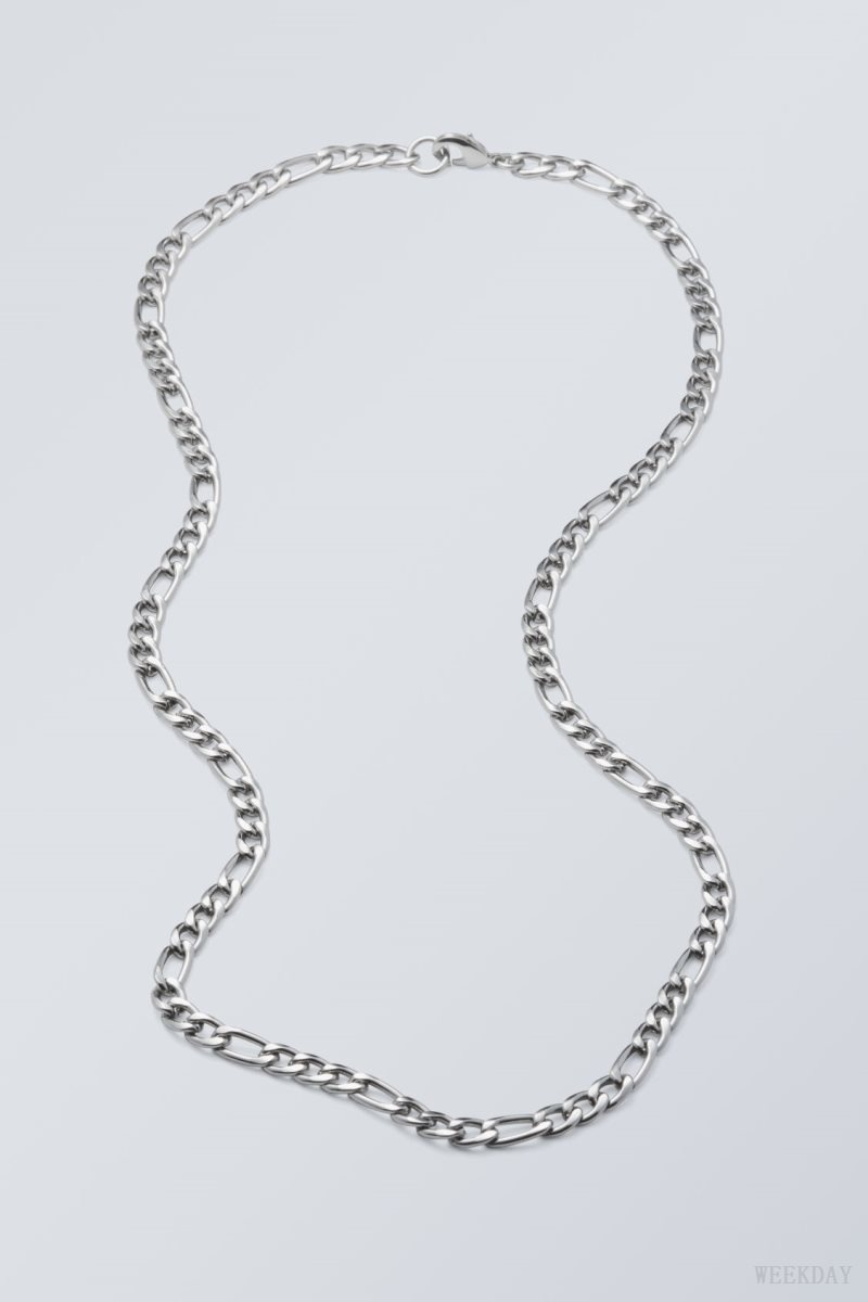 Silver Weekday Teo Necklace | TJFY2150