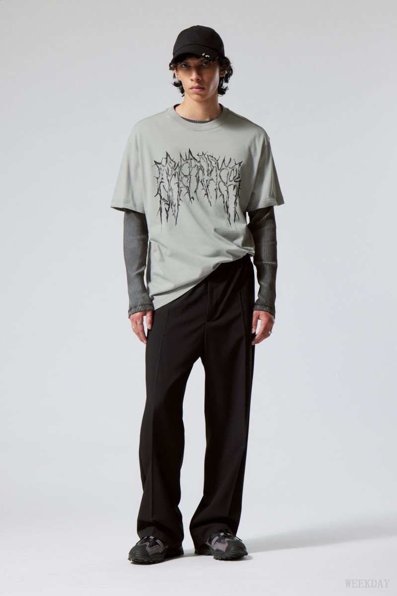 Spikey Dreamer Weekday Oversized Graphic Printed T-shirt | XNTH7776