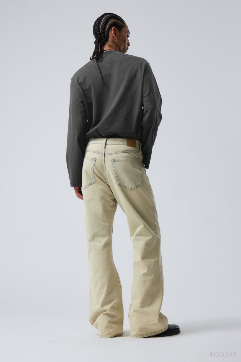 Sunbleached Weekday Time Bleached Bootcut Jeans | LVHY8864