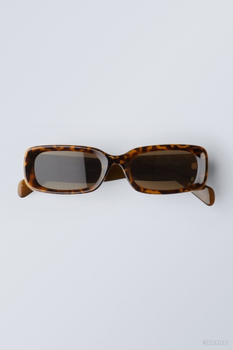 Tortoise Weekday Cruise Squared Sunglasses | VUKB3294