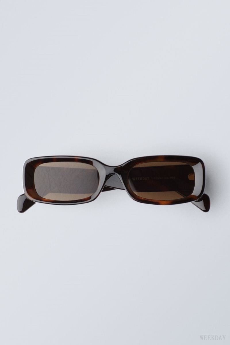 Tortoise Weekday Cruise Squared Sunglasses | VUKB3294