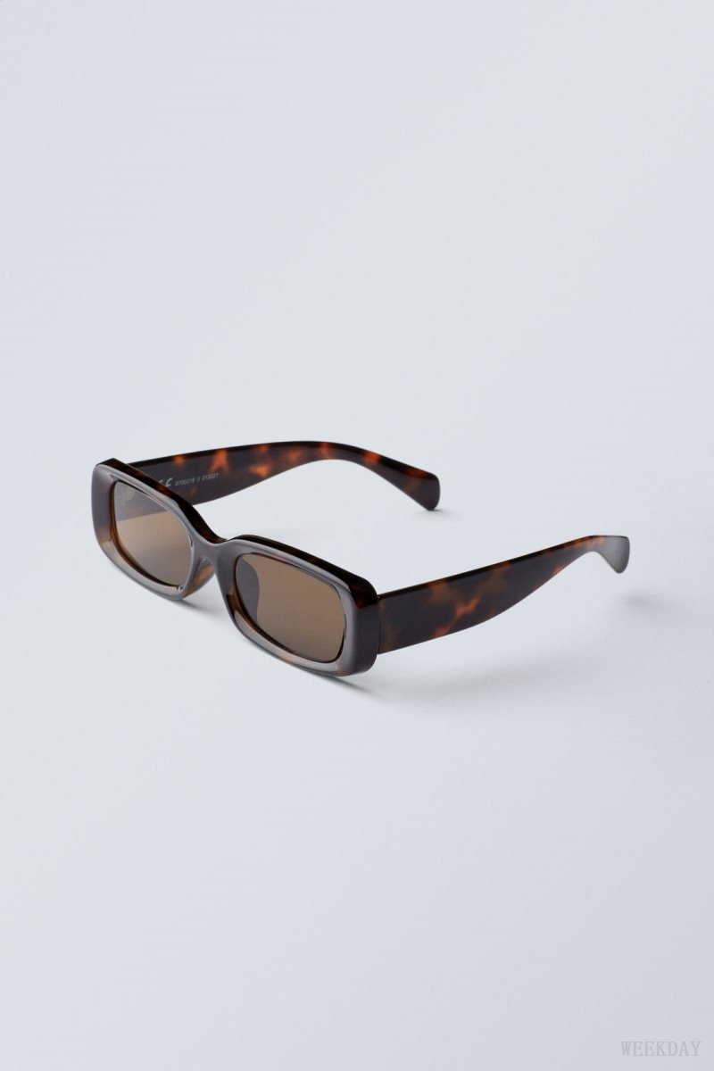 Tortoise Weekday Cruise Squared Sunglasses | HIMZ0045