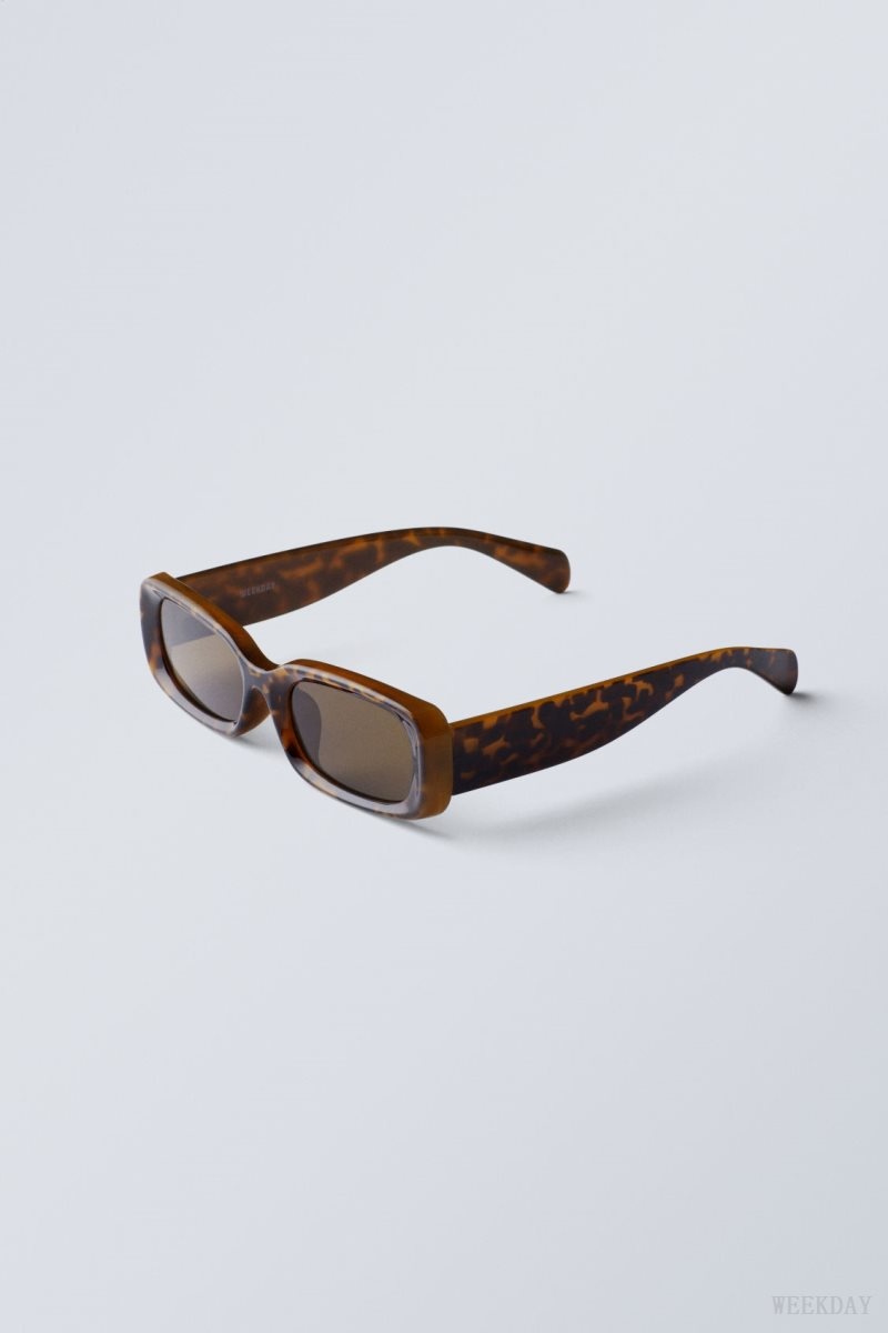 Tortoise Weekday Cruise Squared Sunglasses | HIMZ0045