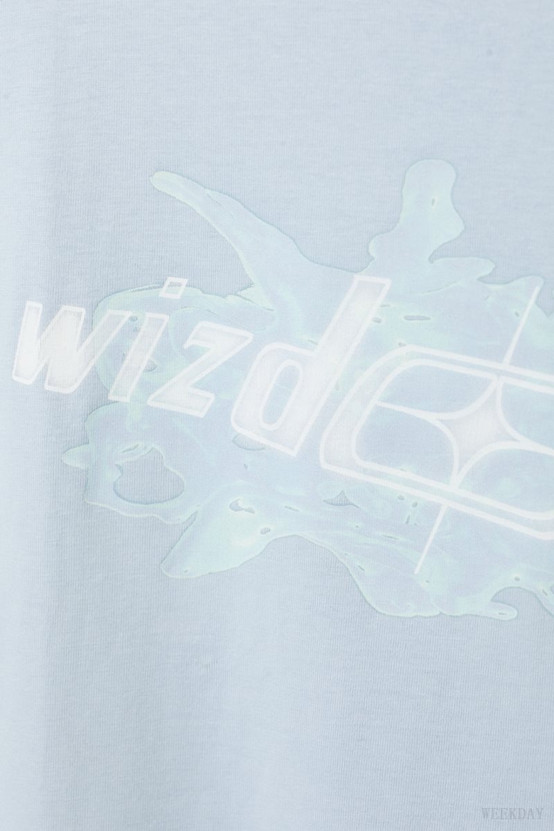 Wizdom Weekday Oversized Graphic Printed T-shirt | QSBW1137